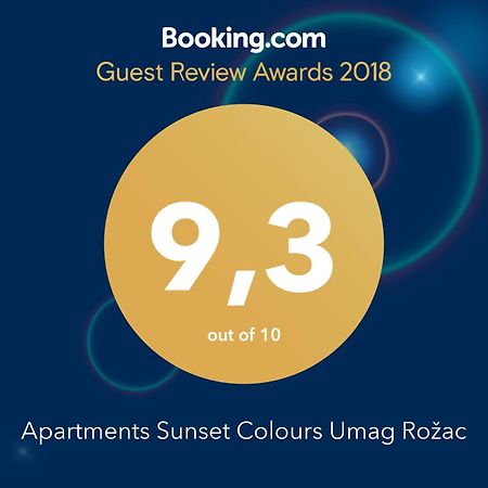 Apartments Sunset Colours Umag Rozac מראה חיצוני תמונה